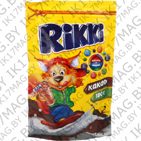 Какао напиток «Rikki» 180 гр. быстрорастворимый