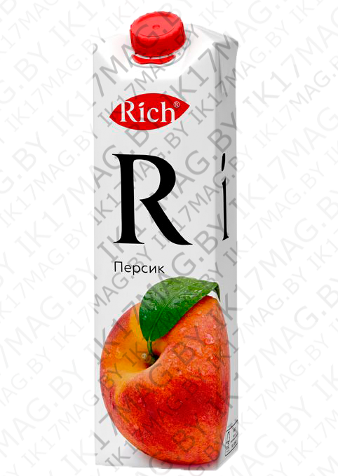 Нектар «Rich» персиковый с мякотью 1 л.