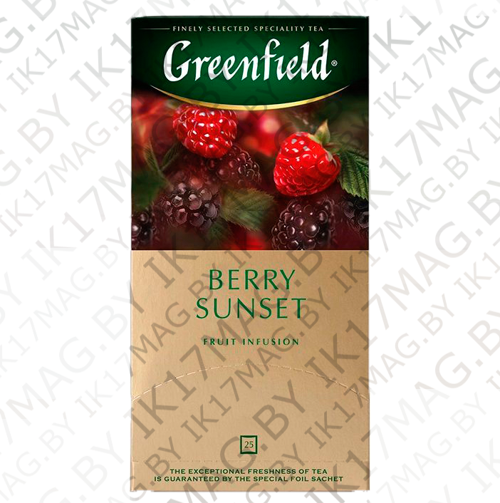 Чай GREENFIELD "Berry Sunset" черный 25 пак.