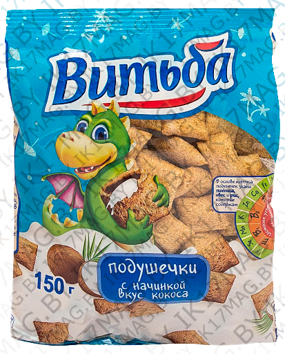 Подушечки «Витьба»вкус кокоса 150г