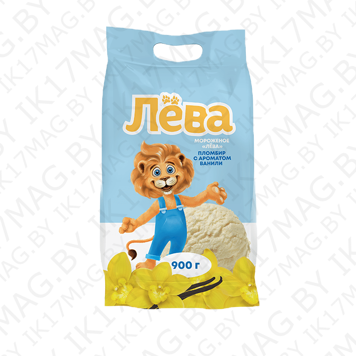 Мороженое "Лева" пломбир 900гр