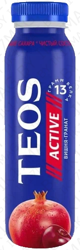 Йогурт" Теос Актив" вишня-гранат 1,8%