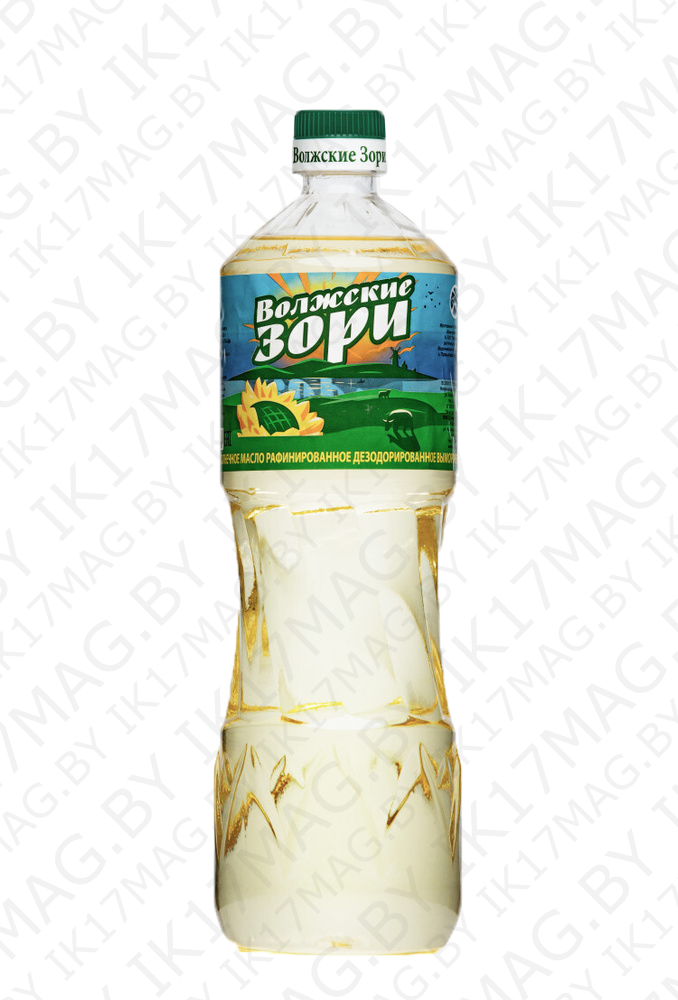 Масло подсолнечное Волжкие зори 1,0 л
