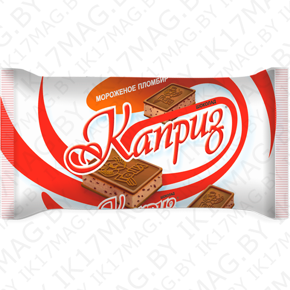 Мороженое «Каприз»шоколад с терт. на печенье, 90 г