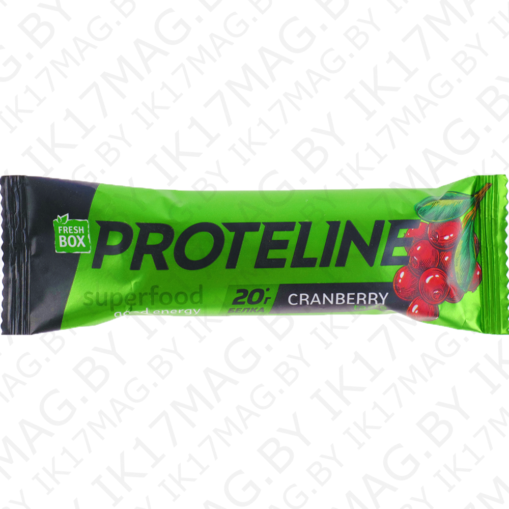 Батончик протеиновый со вкусом клюквы 40гр