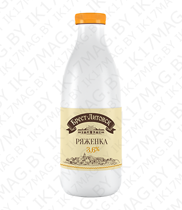 Ряженка Савушкин 3,6%,ПЭТ-бут.,950г.