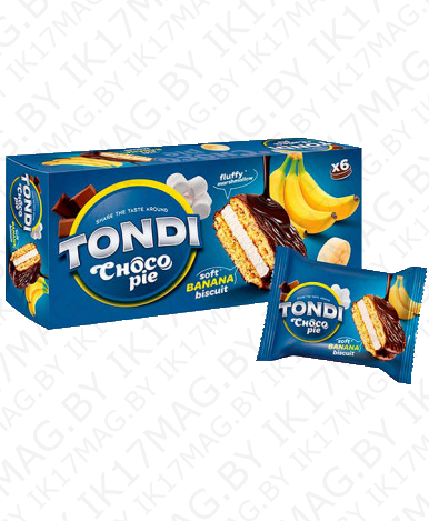 Tondi Choco Pie банановое 180г