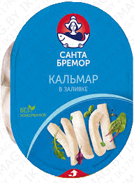 Мясо кальмара в заливке 180гр