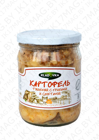 Картошка "По-деревенски с грибами в сметан. 450г