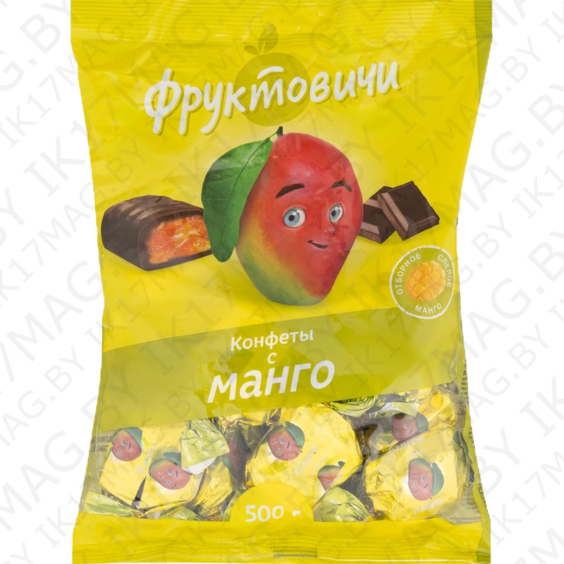 Конфеты Манго в кондиц. глазури 0,5кг