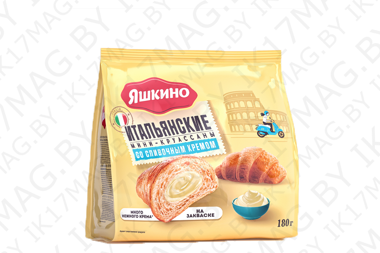 Мини-круассанысо сливочным кремом 180г