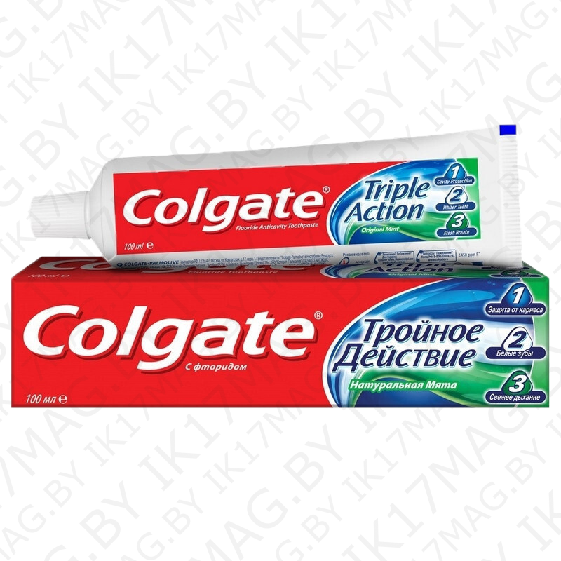 Зубная паста «Colgate» мята с фторидом 100мл